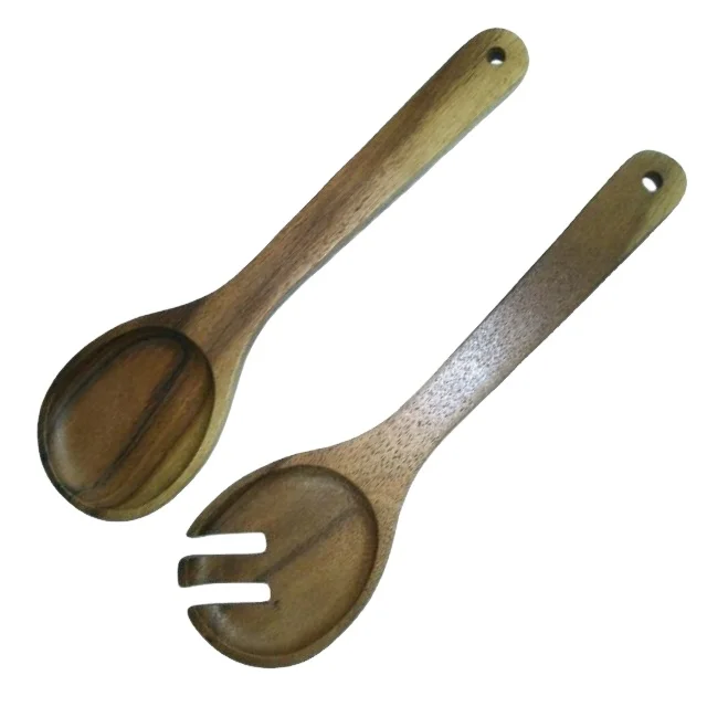 Топ продаж, сервер для салата из дерева премиум-класса для кухни ресторана, инструмент для столешницы из массива дерева