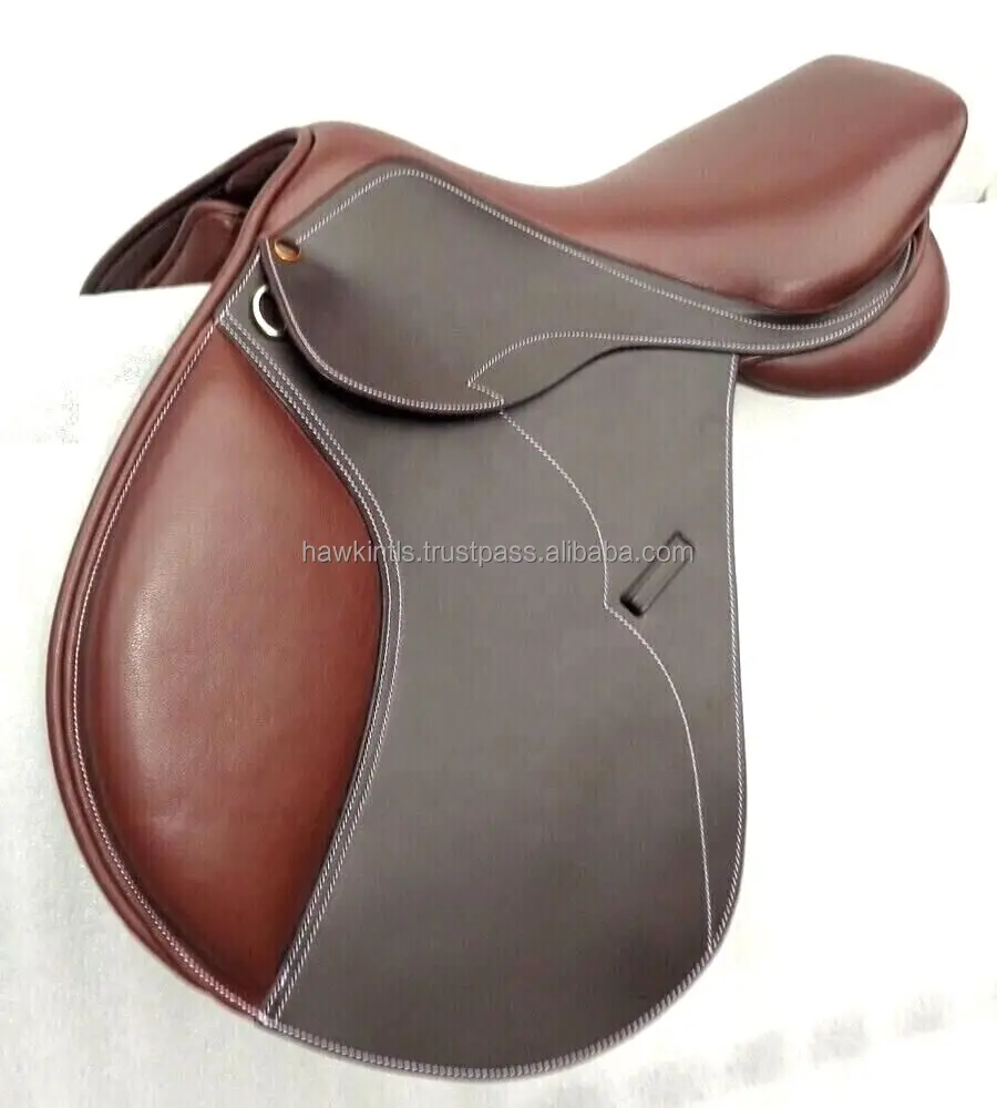 Top Quality Horse Dressage Saddle Leather Horse Saddle Soft Seat