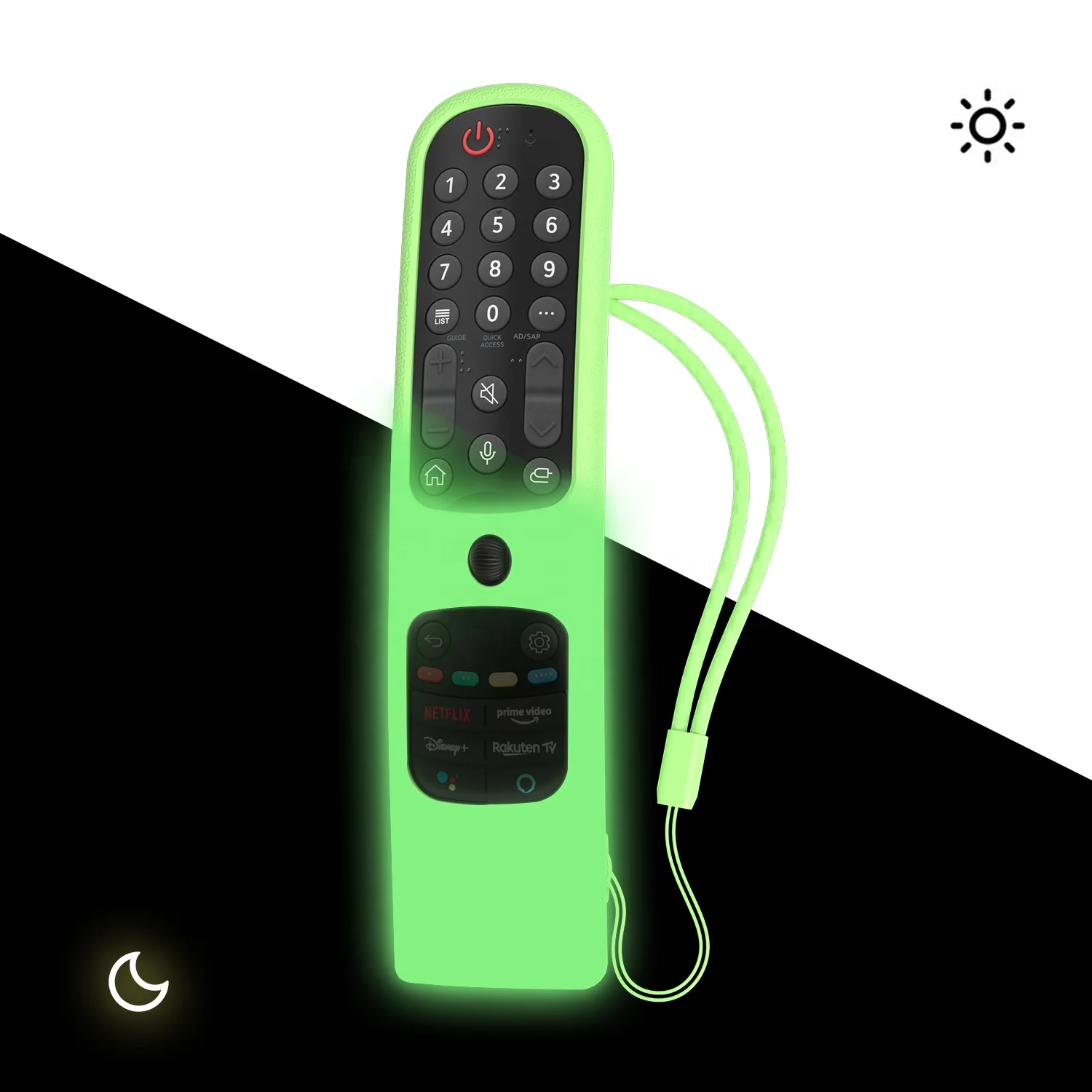 SIKAI светятся в темноте флуоресцентные защитный чехол AN-MR21GA силиконовый чехол для LG TV пульт дистанционного управления для AN-MR21GA Magic Remote 2021