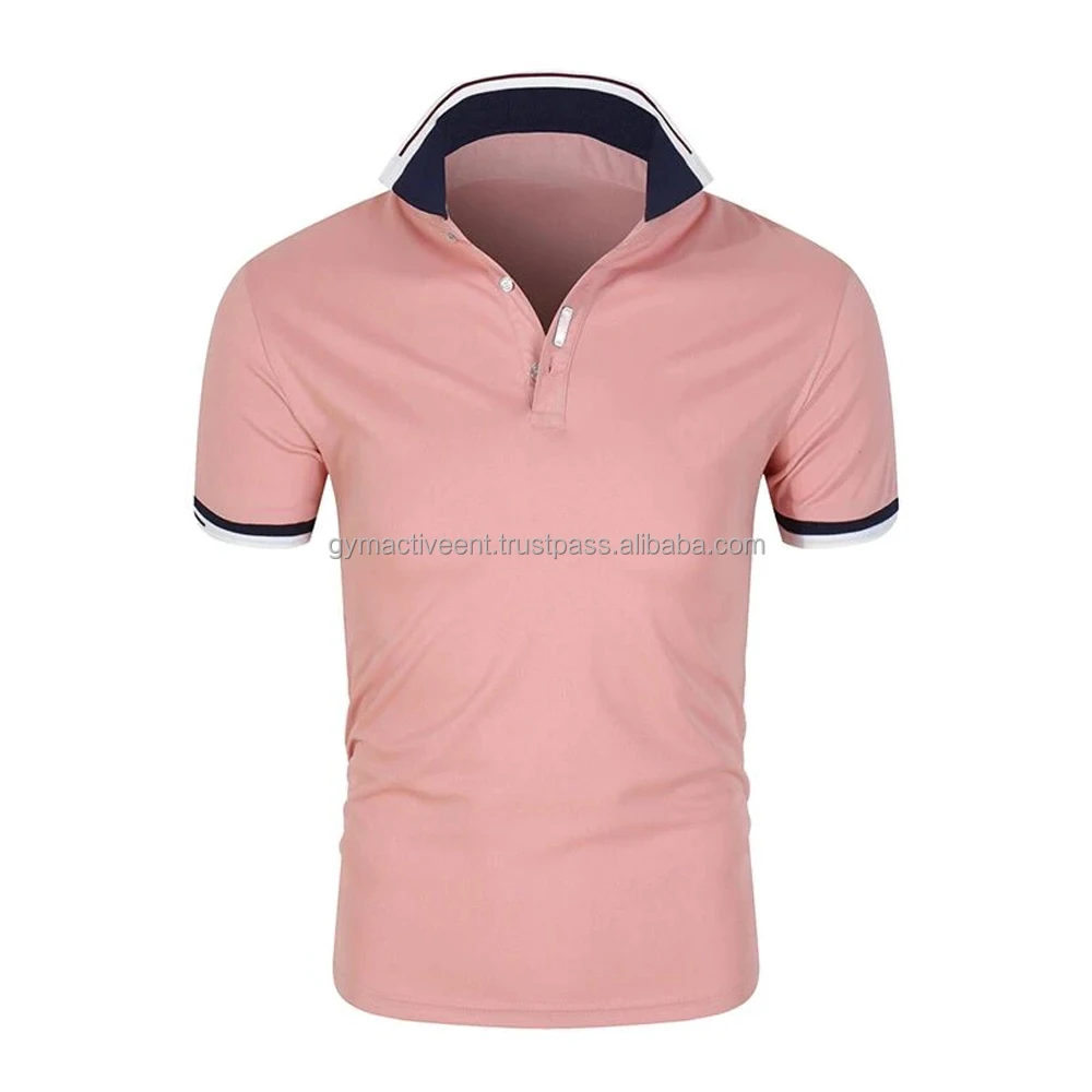Spring Summer Short Sleeve Polo Tshirts 100 Cotton Mens Polo Shirt