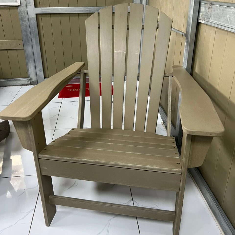 High Quality HDPE Rocking Adirondack Chair Outdoor Garden Sets Furniture From Vietnam