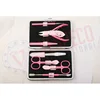 Poudre rose enduite.