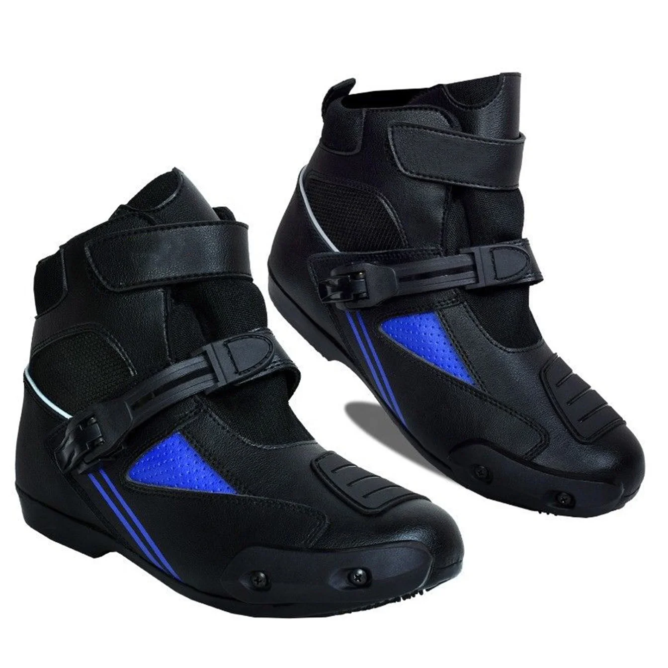 Zapatos Zapatos para hombre Botas Botas de motorista Kawasaki Botas de motocicleta de alta calidad Cuero genuino Zapatos y guantes de carreras de motocicletas 
