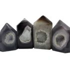 Agate Wholesale Top Quality Natural Quartz Point Healing Crystal Big Druzy Agate Tower