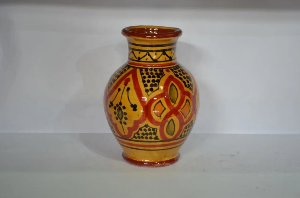 Марокканская ваза ручной работы для украшения дома разных цветов эмалированная керамика Декор красивый подарок декоративная оптовая