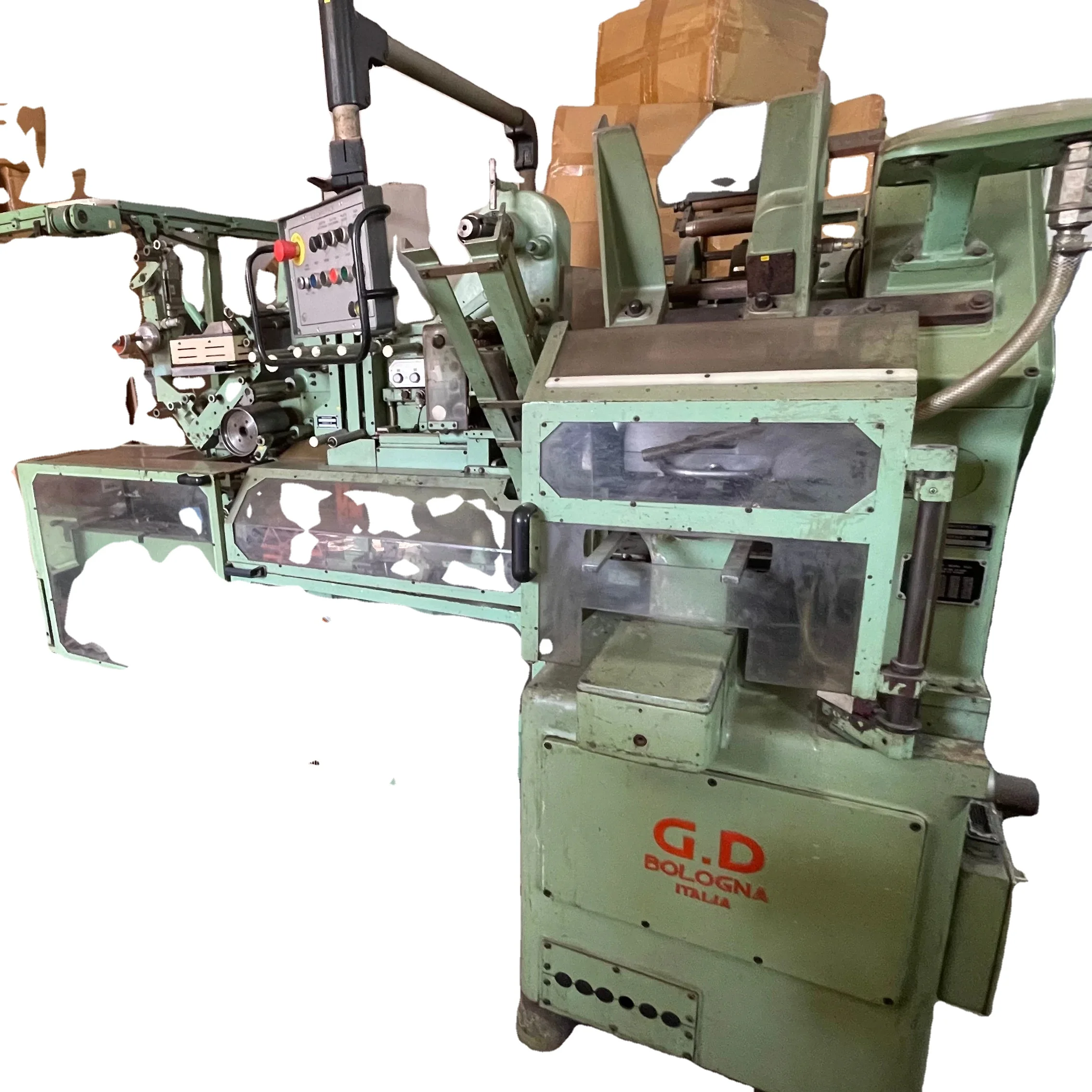gd tobacco machinery GD C-600 Electric Automatic Cigarette Wrapping Machine Used for Tobacco Manufacturing Plant gd tobacco machinery GD C-600 Electric Automatic Cigarette Wrapping Machine Used for Tobacco Manufacturing Plant