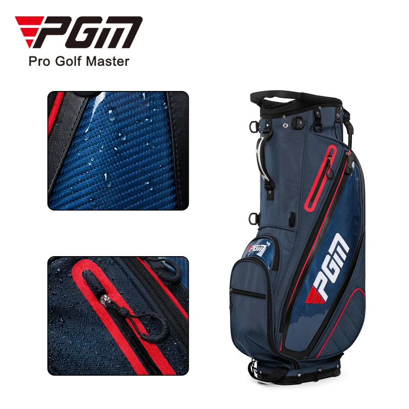 Sac De Stand De Golf PGM Bleu - Neuf Avec Deux Séparateurs - Parfait Pour Ranger Vos Clubs
