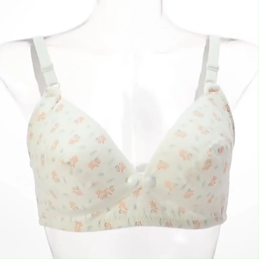 Custom Women Beautiful Nursing Pregnant Maternity Bra Nylon