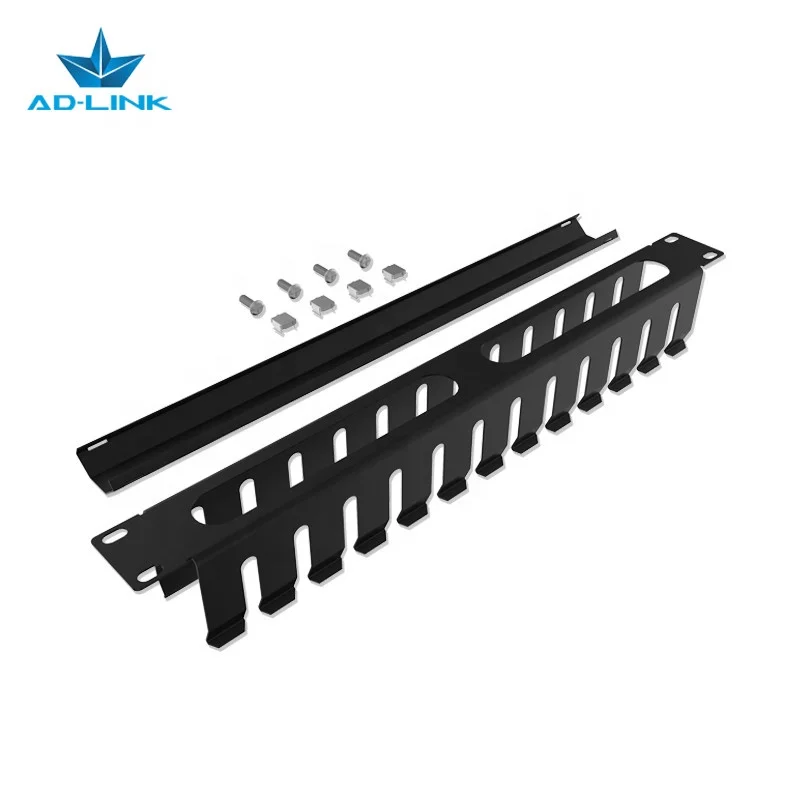 Metal Network Cable Manager 24 Ports Rack Mounted Cable