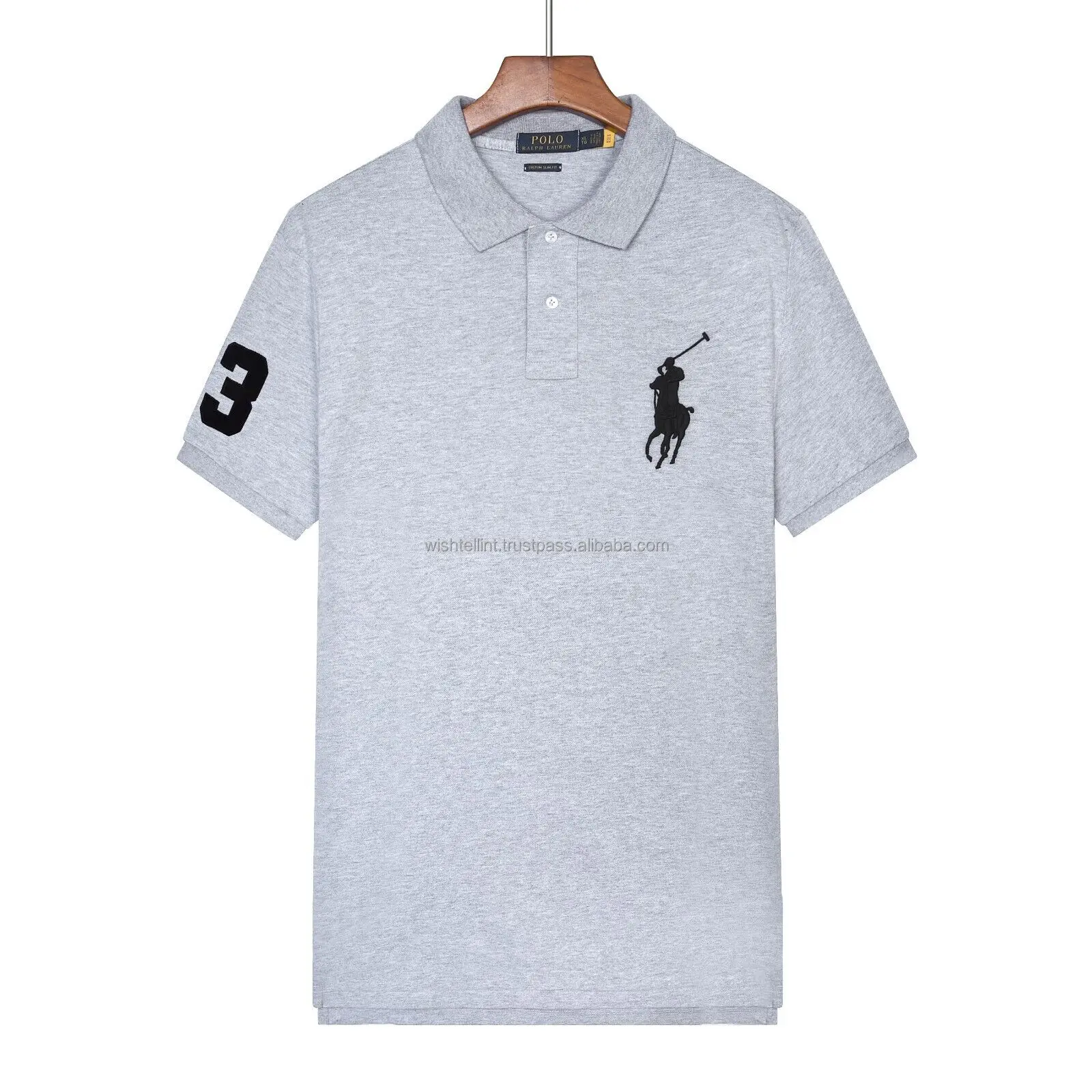 Custom Polo Shirts With Embroidery Logo Men Golf Polo Shirts High ...