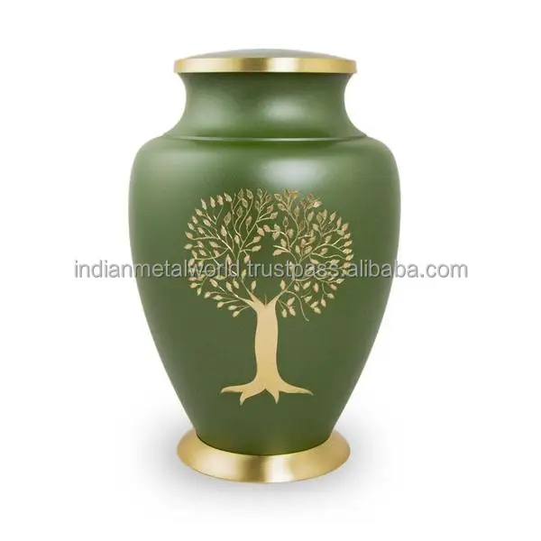 Luxury Design Metal Cremation Urn For Human Ashes Cheap Metal Adult