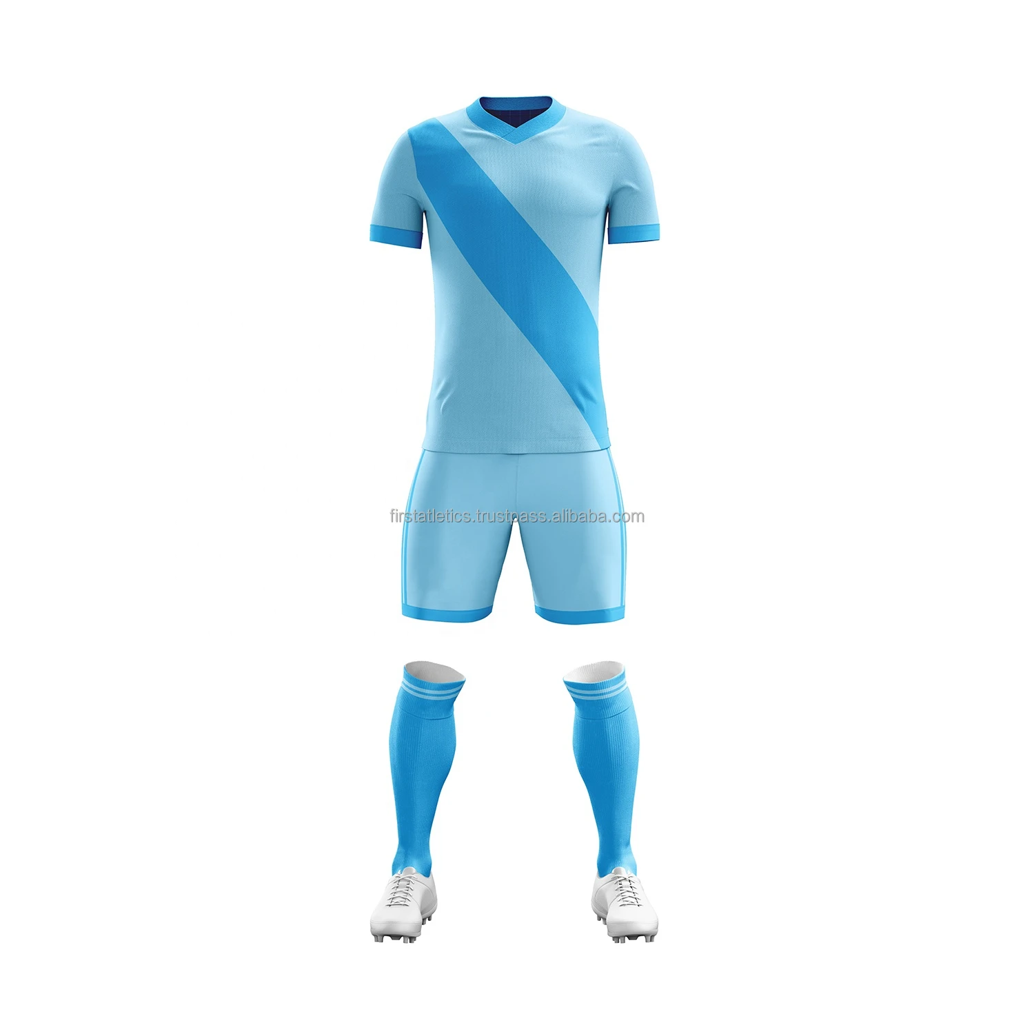 Wholesale Men Soccer Uniform Kit Set Custom Sublimation Sports Accept Customized Logo Soccer