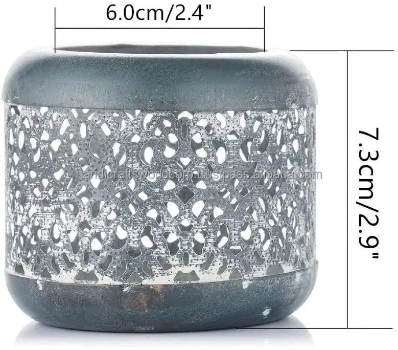 Metal Candle Cups With Round Flat Base Tealight Candle Holder Cups Fit