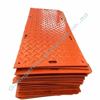 HDPE Polyethylene 3000*2500mm Anti- Slip, Heavy Duty Plastic Engineering Ground Protection Mats