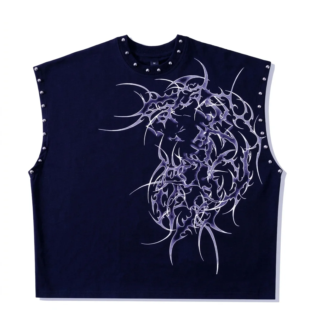Ibex Custom Oversized Graphic Printed Tank Top New Trendy Design For Unisex Street Wear & Casual Wear Comfort Fit Tank Top