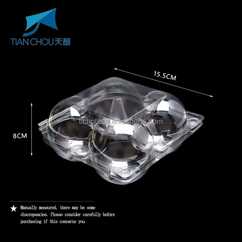 Customized PET Square Recycled Plastic Clamshell Fruit Packaging Containers for Mangosteen for Orange Strawberry Grape More