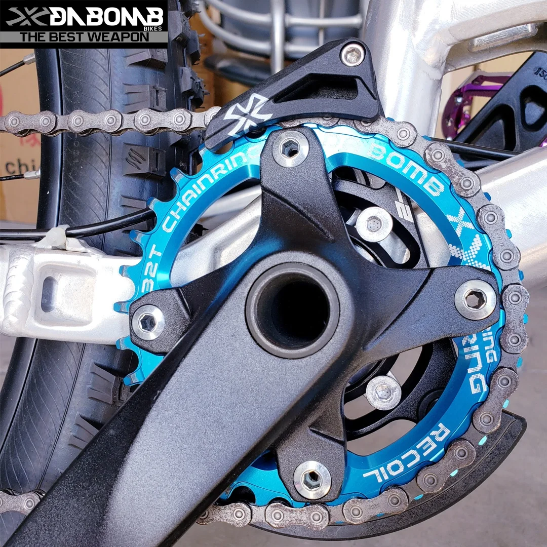 DABOMB Enduro MTB Aluminum Bash Guards & Chain Guide ISCG-05