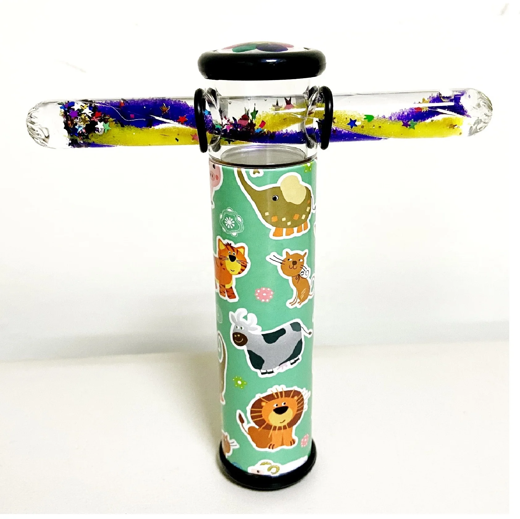 Т-образный бумажный калейдоскоп Волшебная блестящая палочка подарок на все случаи