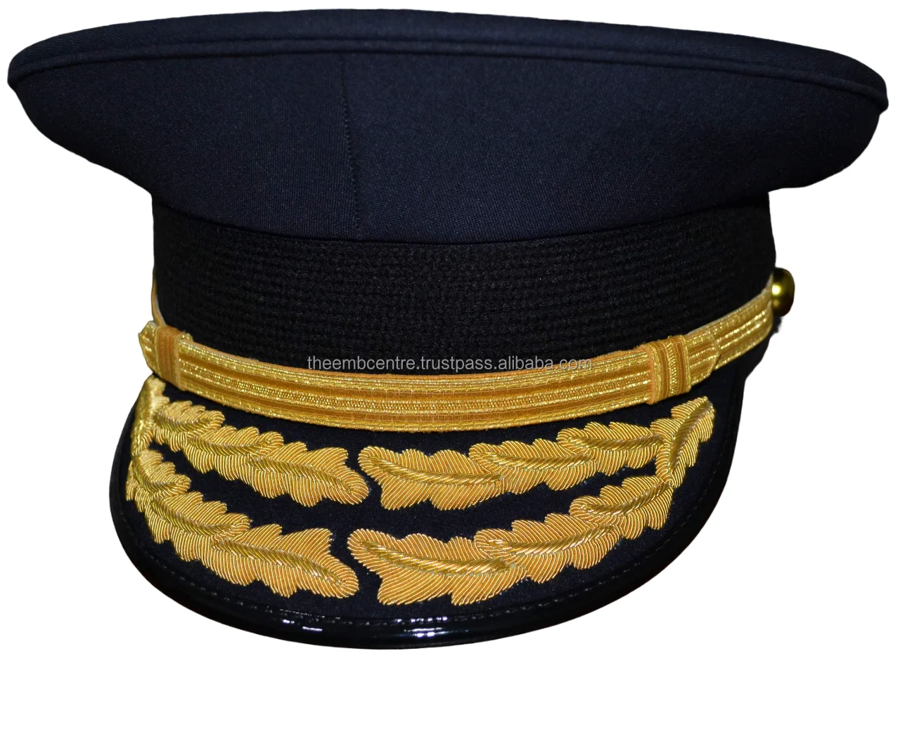 Customized Uniform  Caps Hatgerman Uniform Cap Headgear Silver Hand Embroidered Pakistan Customized  Caps