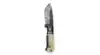 Jet Black Horn, Dark Brown Wood