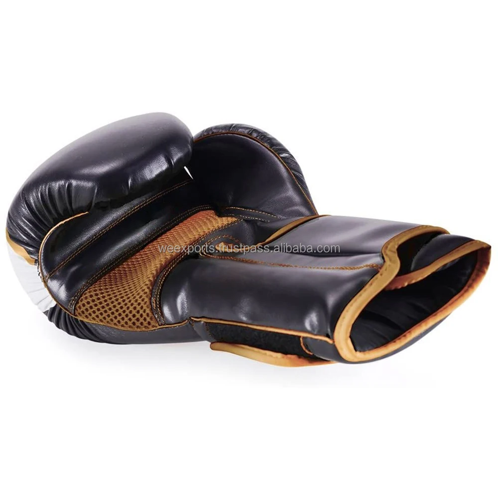 Professional Boxing Gloves Cowhide Leather Custom Design And Logo Hand Made In Pakistan Luxury