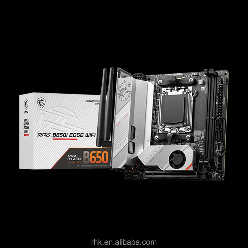 MSI MPG B650I EDGE WIFI Motherboard with AMD Ryzen 7 7800X3D