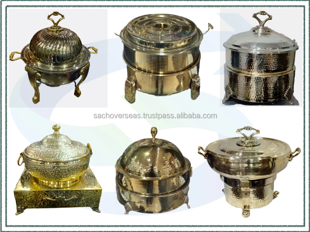 Antique Hammered Copper Chafing Dish Buffet Set For Catering Buy Traditional Antique Design