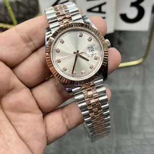 New Calendar-style 41mm Diameter Rose Gold Dial Mechanical Men's Watch 3235 Movement Automatic Casual Luminous Waterproof Watch