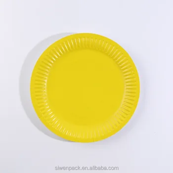 Custom Party Tableware Paper Round Party Supplies Dinner Plate Disposable for Dessert Pizza