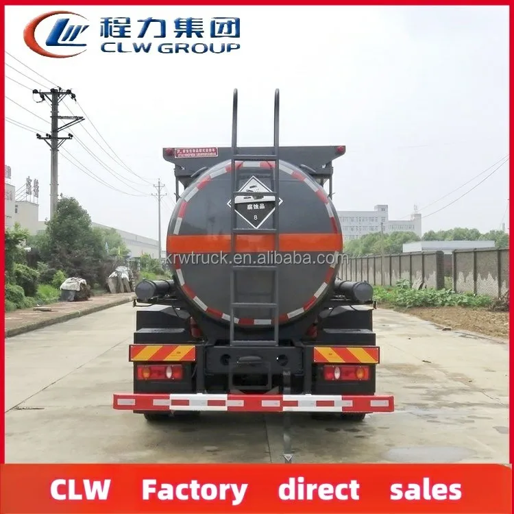 Dongfeng Chemical Liquid Transfer Truck 12cbm Liquid Tanker Truck