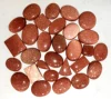 Rouge, Vendu au poids (grammes), 15 à 16 pièces pour 100 g
