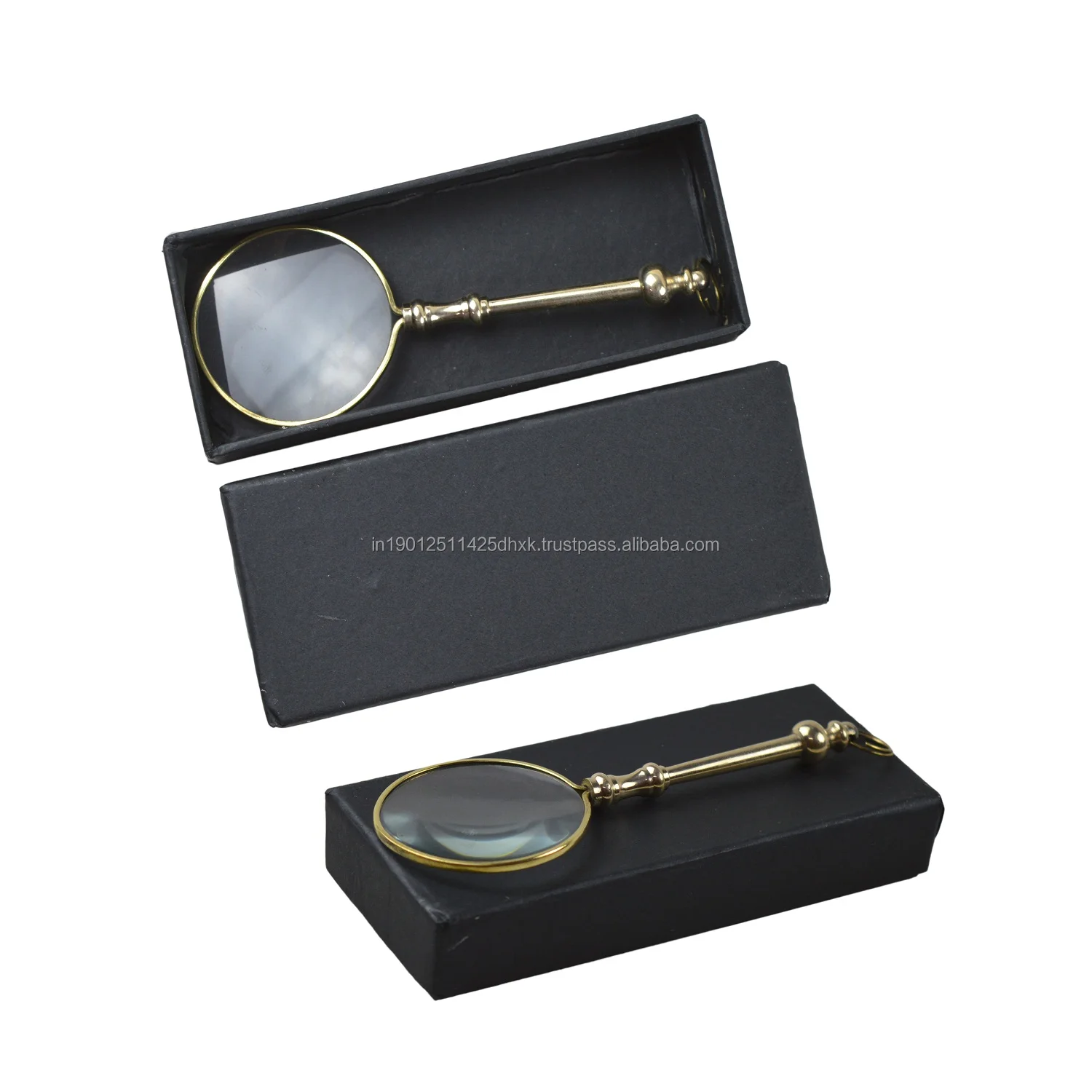 Luxury Silver Magnifying Glass Highly Designs and Plated Finishing Decor Magnifier Glass for Book Reading Map Guide Design
