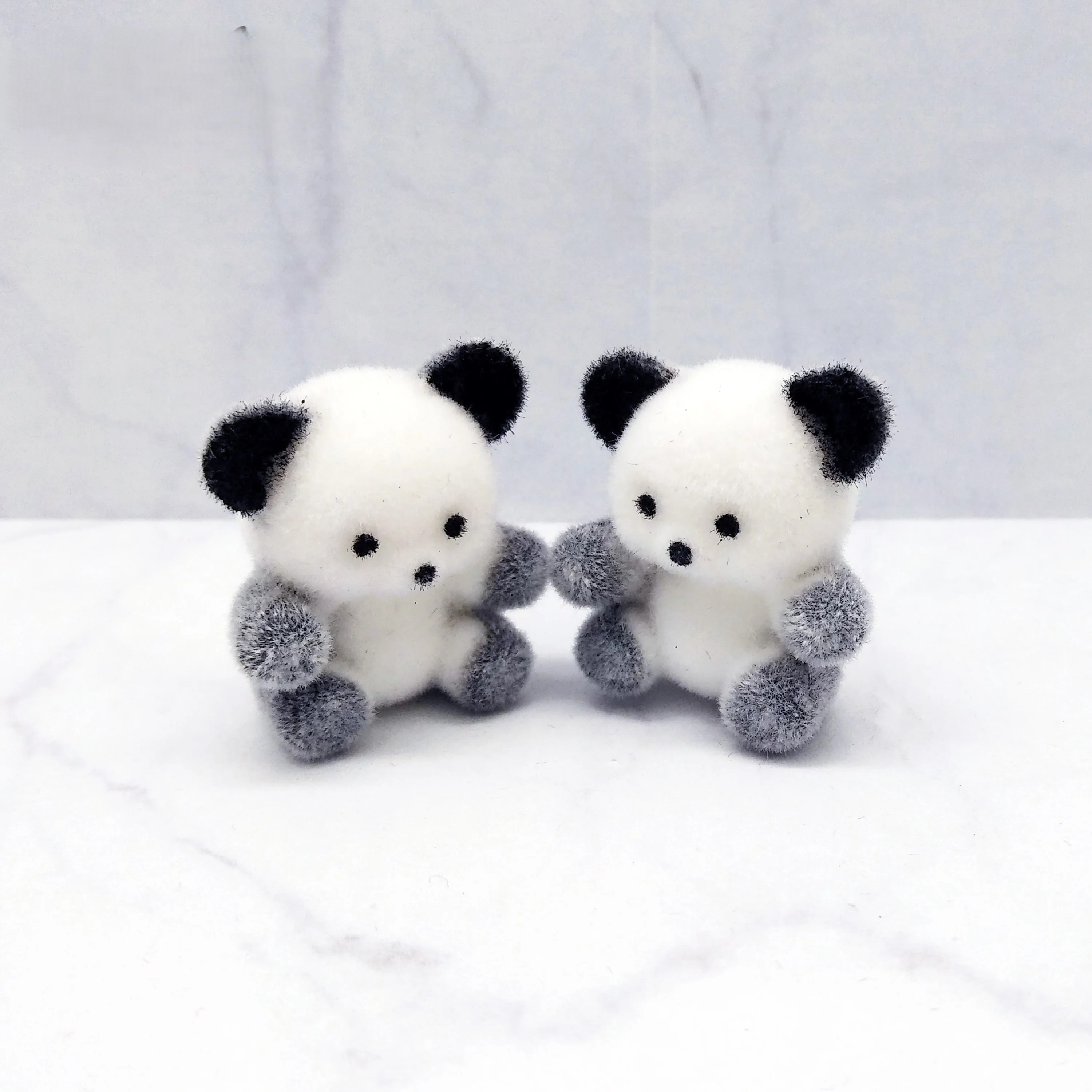 Миниатюрная Флокированная детская панда 1 \
