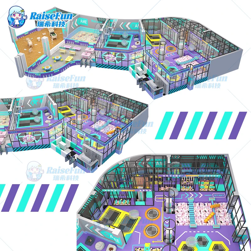 RaiseFun Hot Sale Wholesale Price Custom Design Solf Playground Indoor for Shopping Mall for Kids