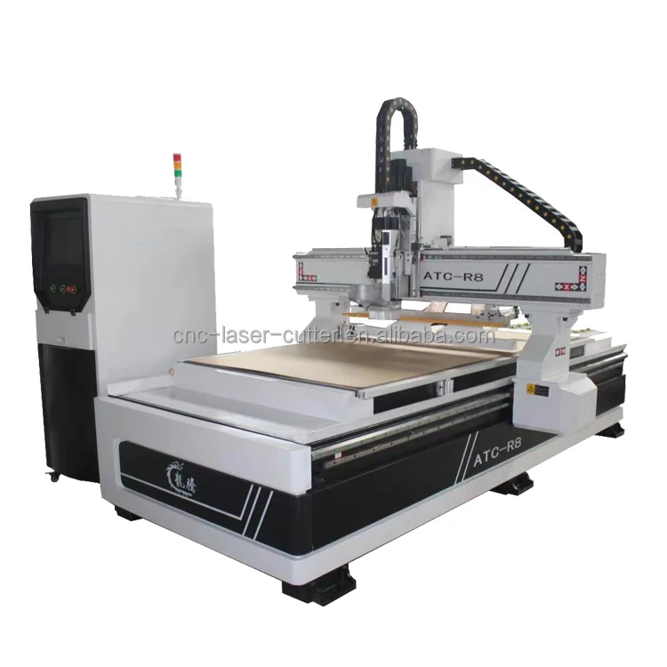 Atc Woodworking Machine 1328 Linear Nesting Atc 12 Tools With 9 kw Spindle Cnc Atc