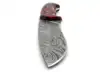 Crimson & Black Swirled Resin
