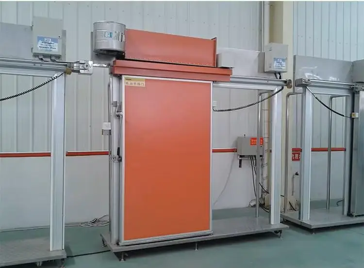 Industrial insulated cold storage sliding doors for slaughterhouses and cold storage