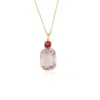 1. Red Quartz with Crystal Quartz