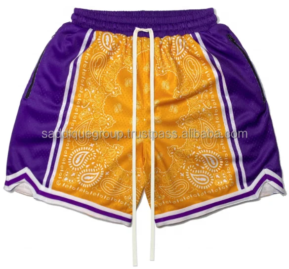 Custom Mens Basketball Shorts Wholesale Cropped Fit Basketball Short