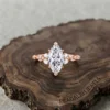 14K Gold (Moissanite)