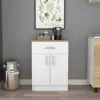 White / Light Oak Color