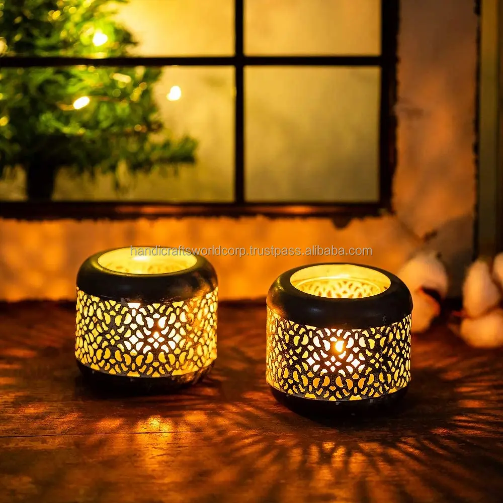 Metal Candle Cups With Round Flat Base Tealight Candle Holder Cups Fit