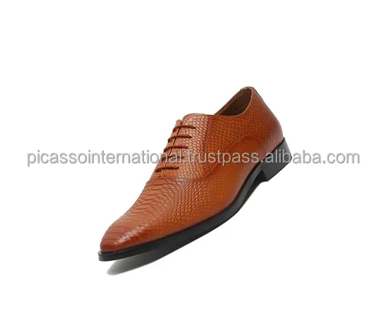 Men's Top Selling Full Grain Genuine Antique Italian Leather Shoes Casual Office Party Wear Indian Manufacturer Oxford Outsole