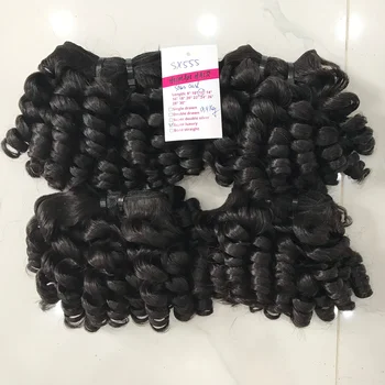 Star Curly New hairstyles for women Cuticle aligned curly human hair extensions
