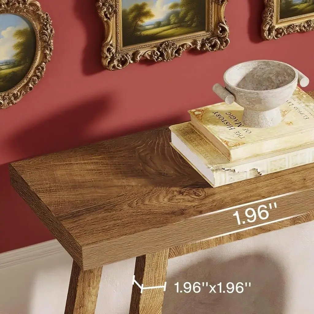 Elvarenae Haven Light-Wood Console Table — product detail
