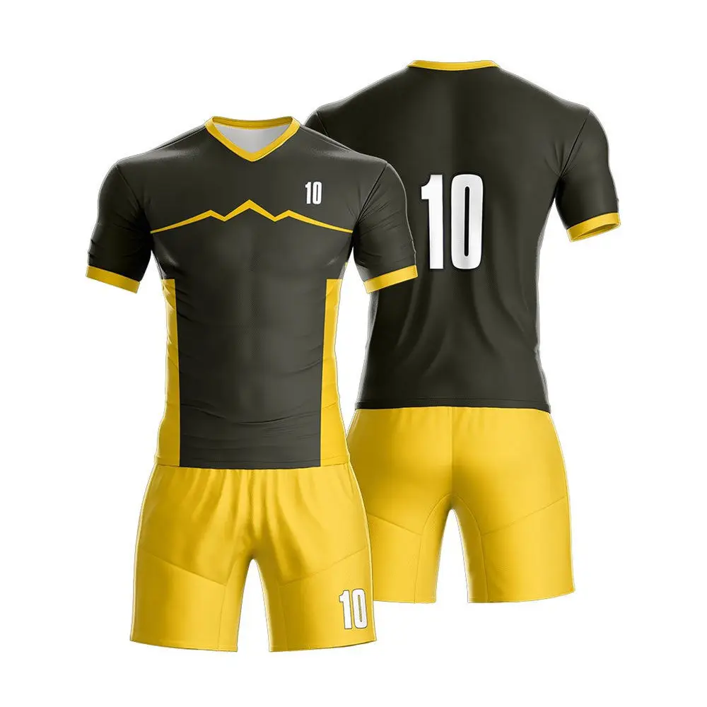 High Demand Best Selling Unisex Adult Soccer Uniform Plus Size 100% Polyester UV Protection Custom Logo Custom Sublimation Quick