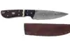 Black & Rich Dark Brown Grain with Brass Fileworked Spacer