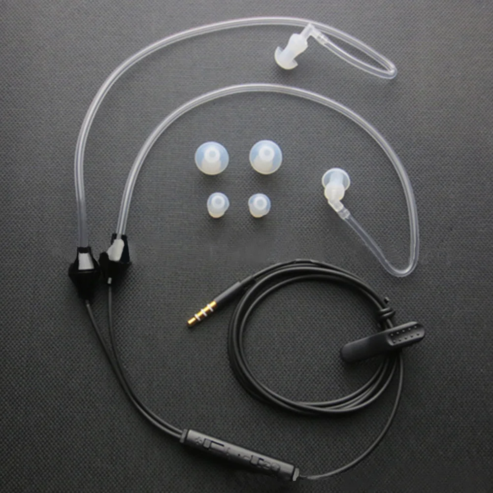 Auricolari con Tubo Acustico Ad Aria Anti-Radiazioni da 3,5 Mm