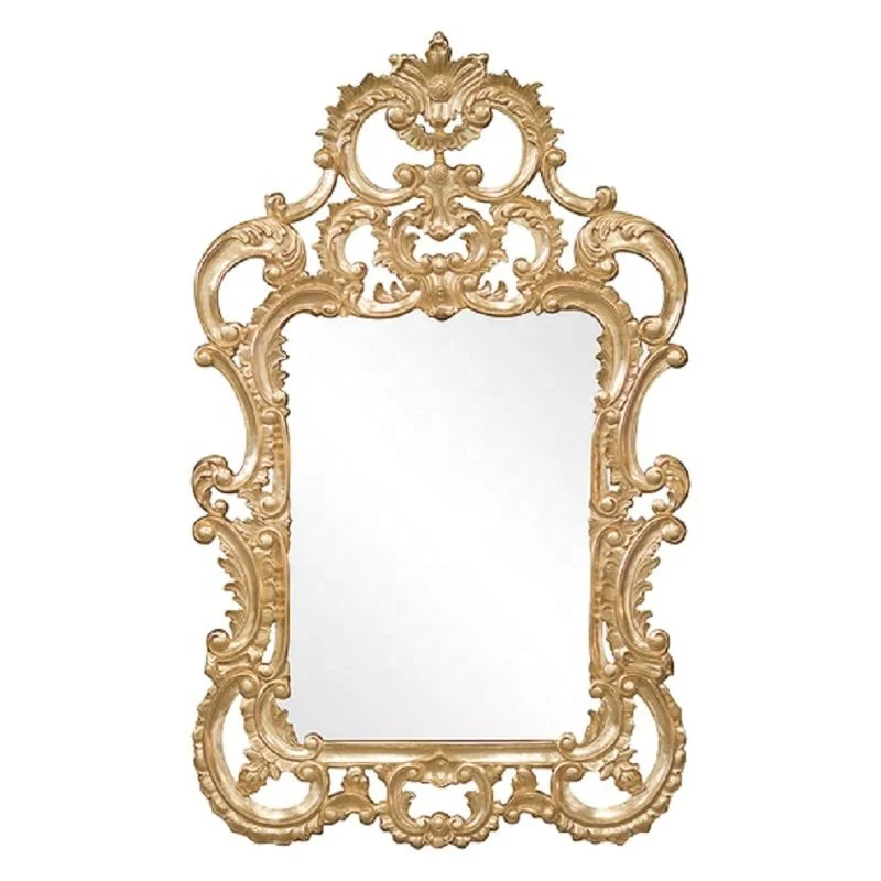 壁の装飾のためにインドネシアのジェパラで刻まれ、設計された金塗装の