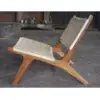 Teck naturel finement poncé